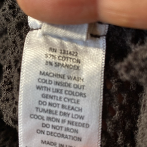 New Hearts on fire mesh tunic, size XS - Picture 5 of 6